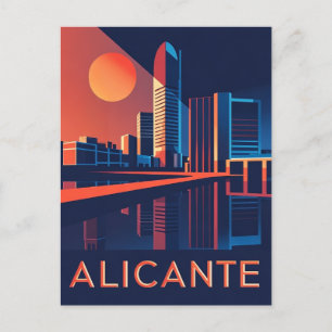 Alicante Spanien Postkarte