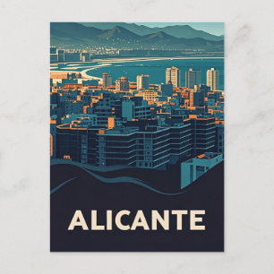 Alicante Spanien Postkarte
