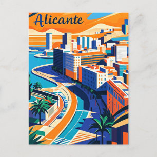 Alicante Spanien Postkarte