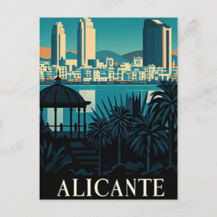 Alicante Spanien Postkarte