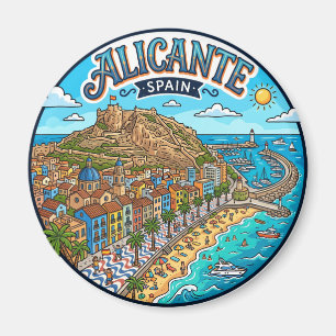 Alicante, Spanien Spanien Magnet