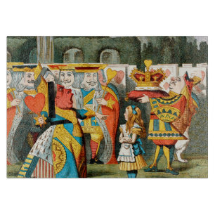 Alice Abenteuer Wunderland Herzkönigin Schneidebrett