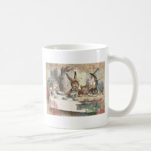 Alice Abenteuer Wunderland Verrückte Teeparty-Kuns Kaffeetasse