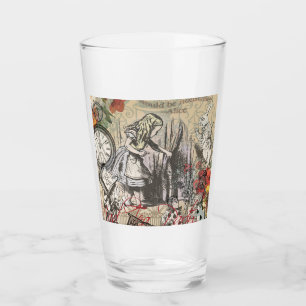 Alice Abenteuer Wunderland Vorhang Klassische Kuns Glas