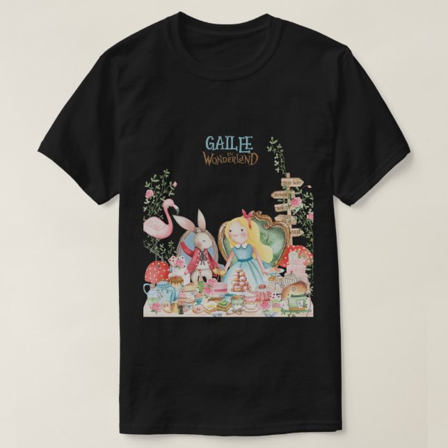 Alice Adventures in Woderland Birthday Tee Party (Design vorne)