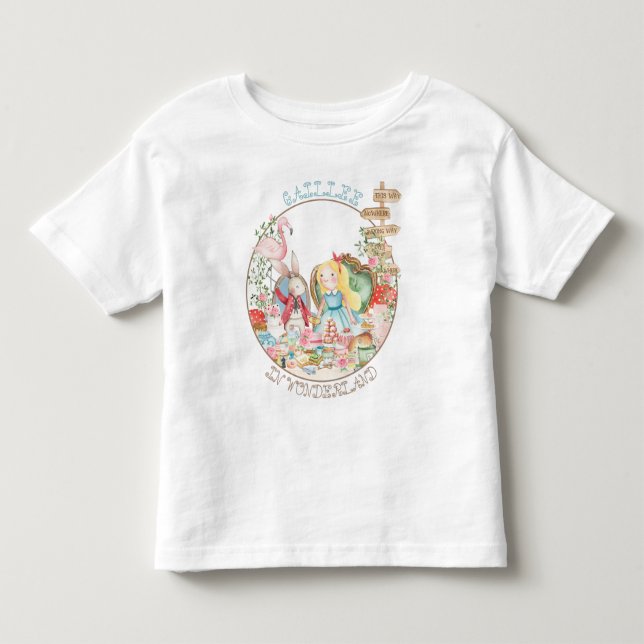 Alice Adventures in Woderland Birthday Tee Party (Vorderseite)