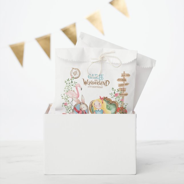Alice Adventures in Woderland Birthday Tee Party Geschenktütchen (Party)