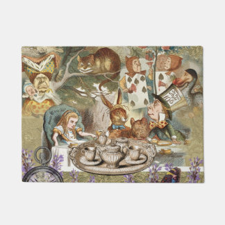 Alice Adventures in Wonderland Mad Party Fußmatte