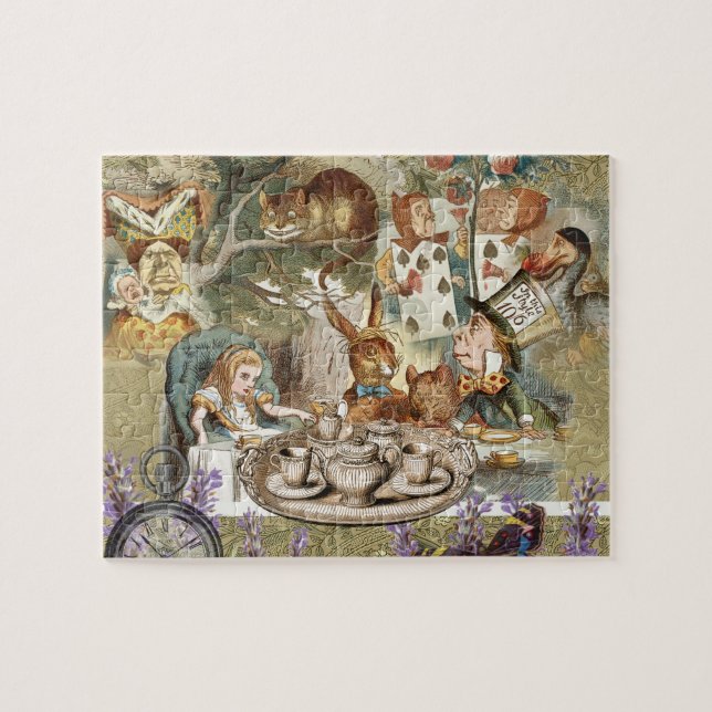 Alice Adventures in Wonderland Mad Party Puzzle (Horizontal)