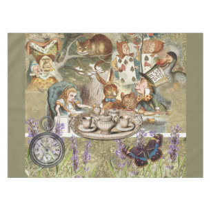 Alice Adventures in Wonderland Mad Party Tischdecke