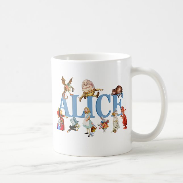 Alice and Friends in Wonderland Kaffeetasse (Rechts)