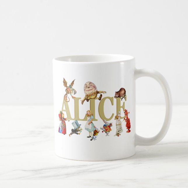 Alice and Friends in Wonderland Tasse (Rechts)