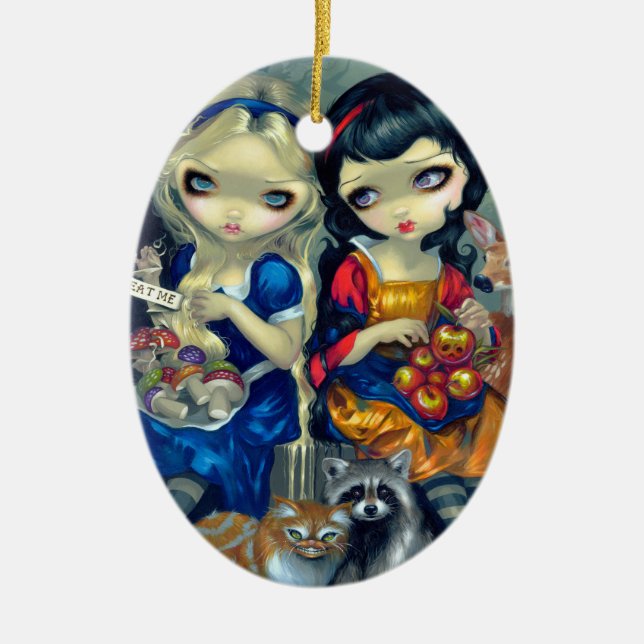 Alice and Snow White Ornament (Vorne)