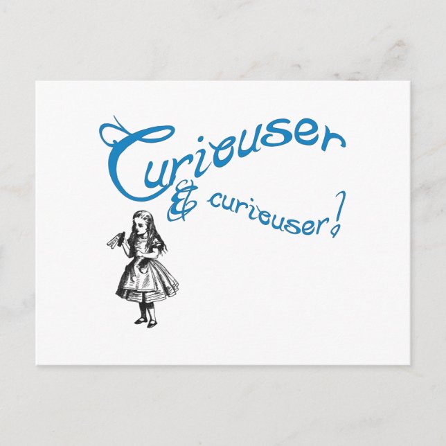 Alice-Angebot mit Bild Postkarte (Vorderseite)