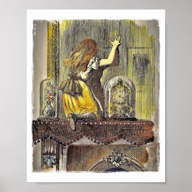 Alice auf der Mantle Poster (Vorne)