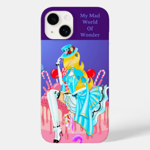 Alice auf Geburtstagskuchen-Wunderland-Kunst Case-Mate iPhone 14 Hülle
