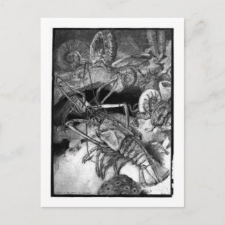 Alice B. Woodward: Jurassic Period Art Postkarte