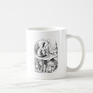 Alice befragt die Raupe Tasse