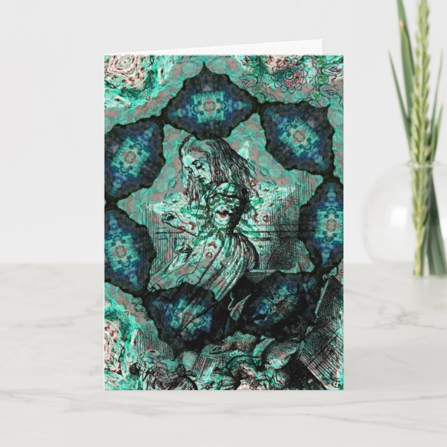 Alice Birthday Karte (Vorderseite)