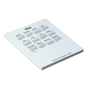 Alice Blue Calendar 2024 von Janz Small Notepad Notizblock