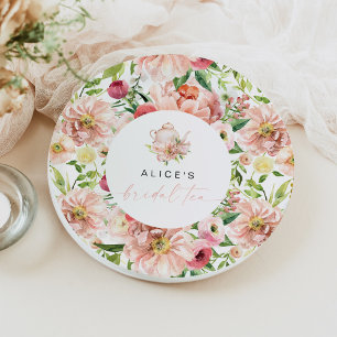 ALICE Blush Brautparty Teezeremonie Party Brunch Pappteller