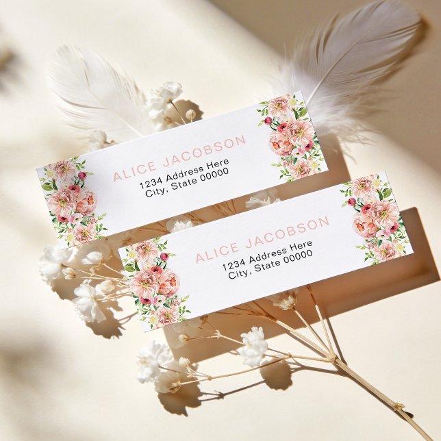 ALICE Blush Summer Floral Rücksendeadresse (Von Creator hochgeladen)