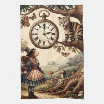 Alice & Cheshire Cat: Whimsical Wonderland Fantasy
