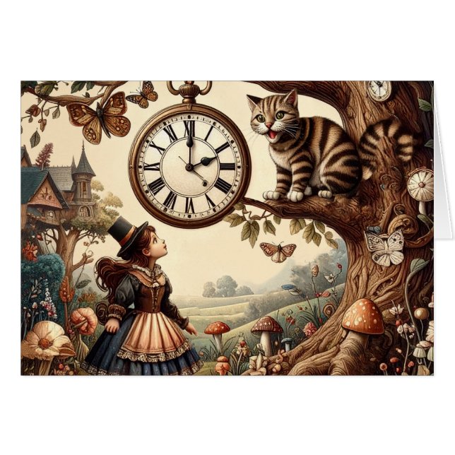 Alice & Cheshire Cat: Wunderliche Wunderland-Fanta (Vorderseite (Horizontal))