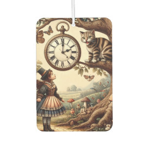 Alice & Cheshire Cat: Wunderliche Wunderland-Fanta Autolufterfrischer