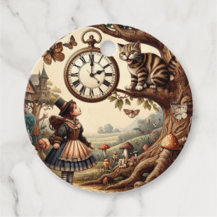 Alice & Cheshire Cat: Wunderliche Wunderland-Fanta Geschenkanhänger