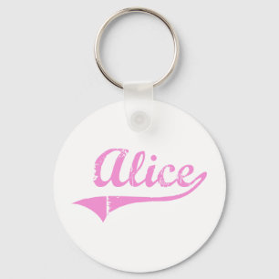 Alice Classic Style Name Schlüsselanhänger