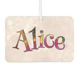 Alice Colorful Fun Air Freshener: Cucumber Mint Autolufterfrischer