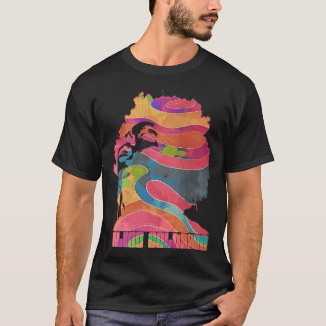 Alice Coltrane Psychedelic Graphic T-Shirt (Vorderseite)