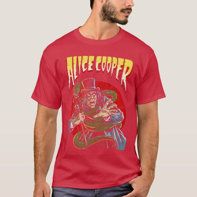 Alice Cooper Comic Book Freund T-Shirt (Vorderseite)