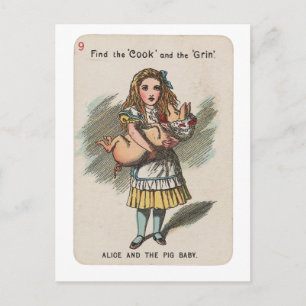ALICE & DAS FERKEL - ALICE IM WUNDERLAND POSTKARTE