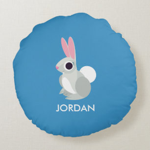 Alice das Kaninchen Rundes Kissen