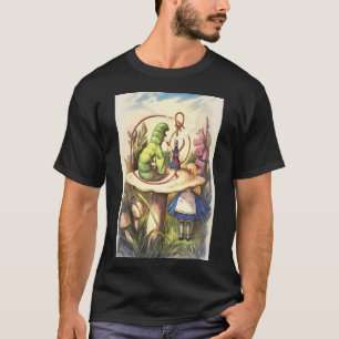 Alice die Hookah-Rauchen-Raupe - Alice in W T-Shirt