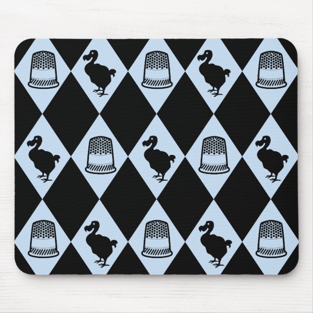 Alice Dodo und Thimble-Muster Mousepad (Vorne)