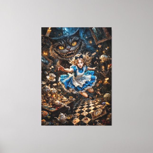 Alice: Down the Hole Leinwanddruck (Vorderseite)