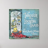 Alice durch das aussehende Glas