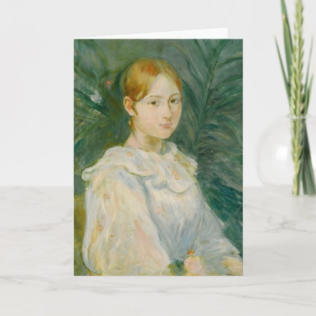 Alice Gamby en Buste | Berthe Morisot Karte (Vorderseite)