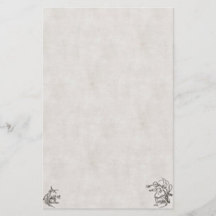 Alice hinunter das Kaninchenbau-Briefpapier Briefpapier