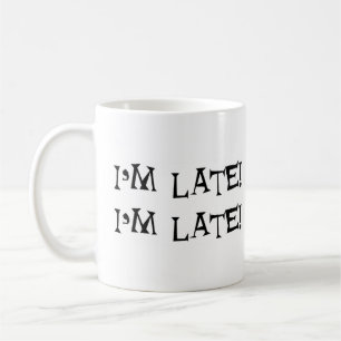 Alice ich bin spät dran kaffeetasse