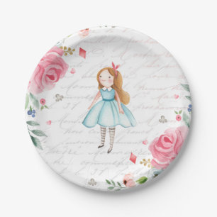 Alice im Onederland 1. Geburtstag Mad Tea Party Pappteller