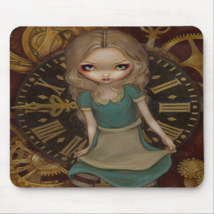 "Alice im Uhrwerk" Mousepad