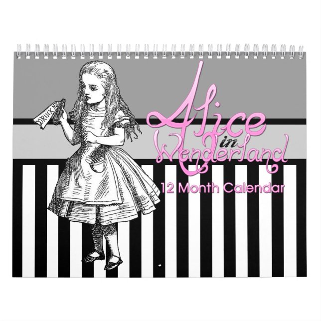 Alice im Wunderland 12 Monats-Kalender Kalender (Titelbild)