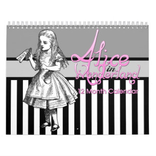 Alice im Wunderland 12 Monats-Kalender Kalender