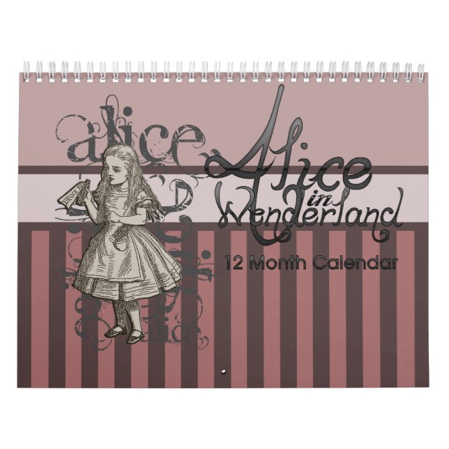 Alice im Wunderland 12 Monats-Kalender Kalender (Titelbild)