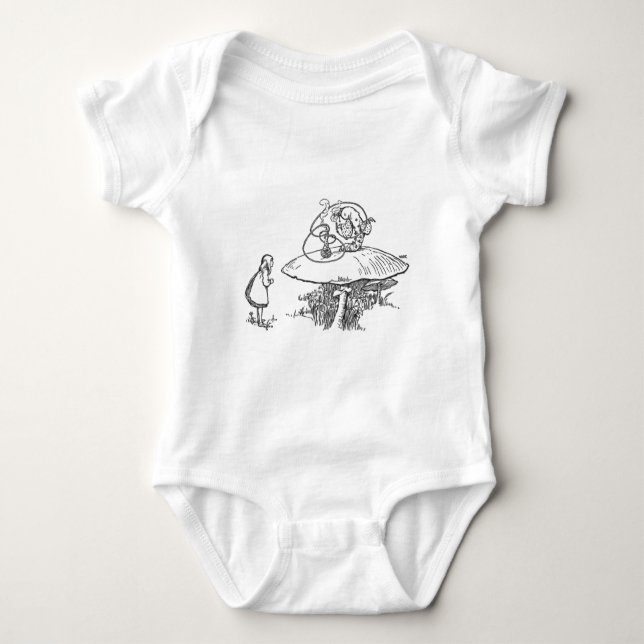Alice im Wunderland 1 Baby Strampler (Vorderseite)