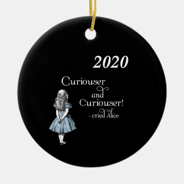 Alice im Wunderland 2020 Kuriouser Tree Ornament (Vorne)